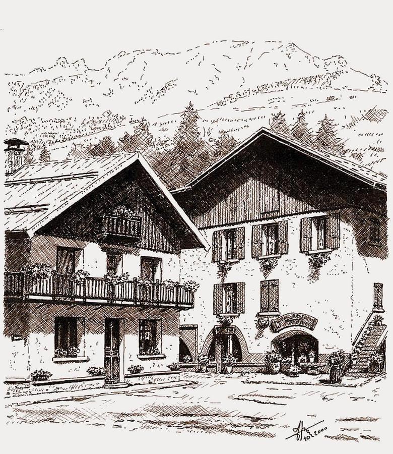 La Vieille Auberge Vars  Exteriör bild